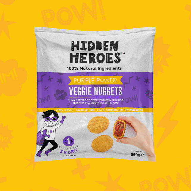 Hidden Heroes range of packaging