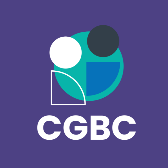 CGBC Rebrand new logo on purple background